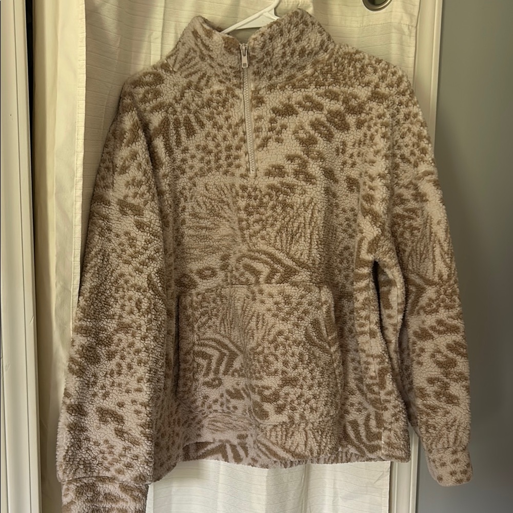 American Eagle Outfitters Tan Cowl Neck Sweater